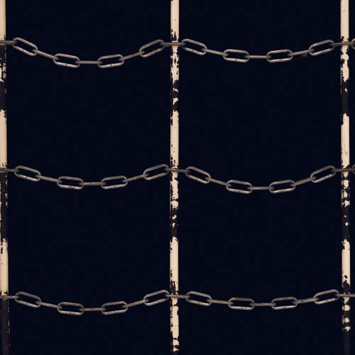 Pulling a twisted curb link chain on a wooden beam 03 Main Image